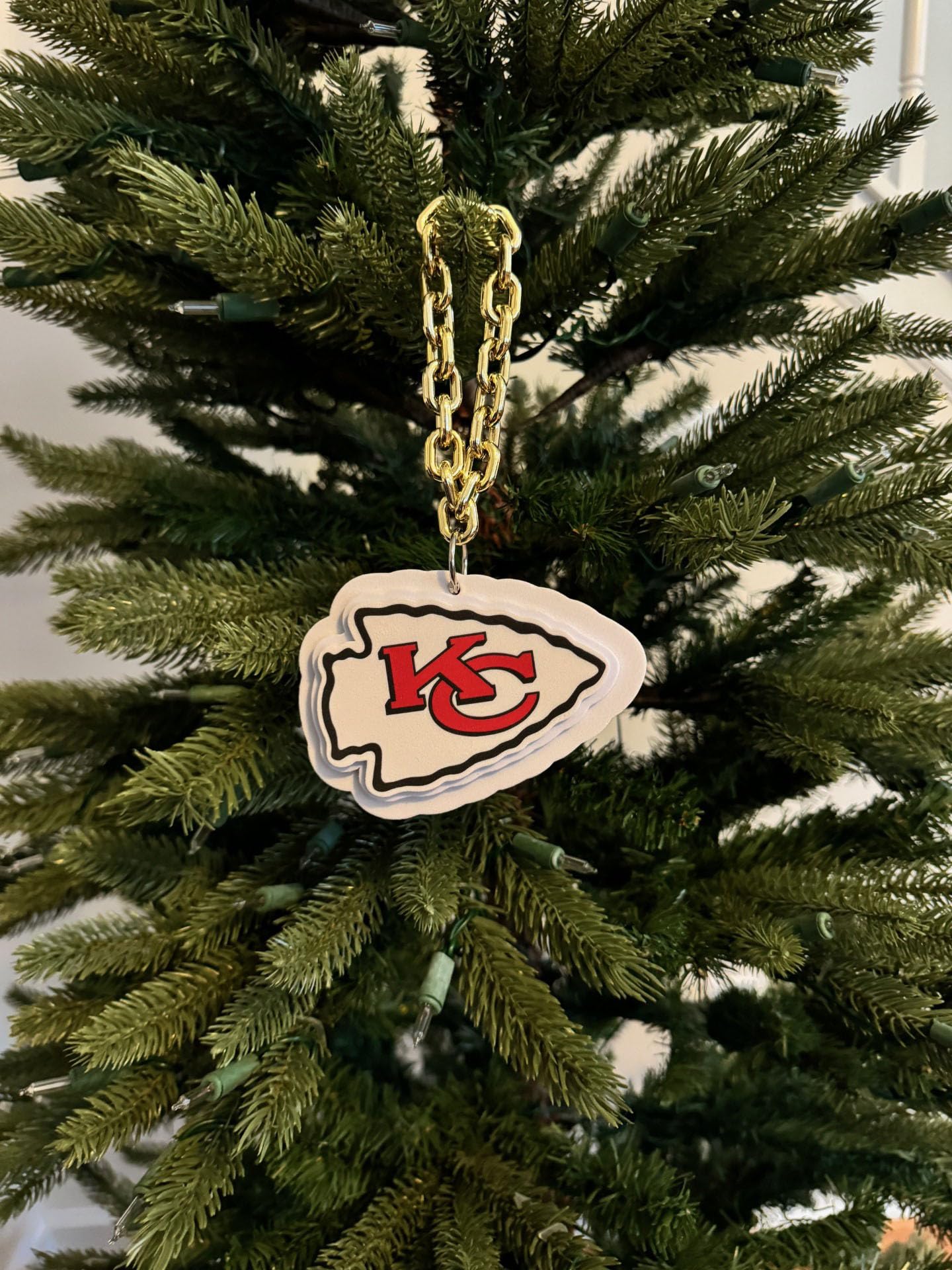 Amazon.com: FOCO Kansas City Chiefs NFL Big Logo Fan Chain Holiday